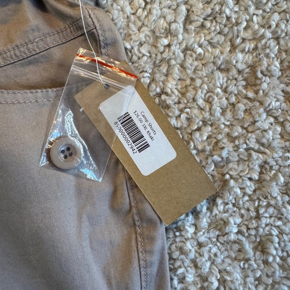 Khaki Shorts with Brown Braided Belt | NWT - Picture 8 of 8